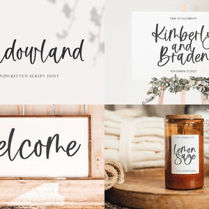 Mini Modern Script Font Bundle Part FOUR - Handwritten Fonts, Cricut ...