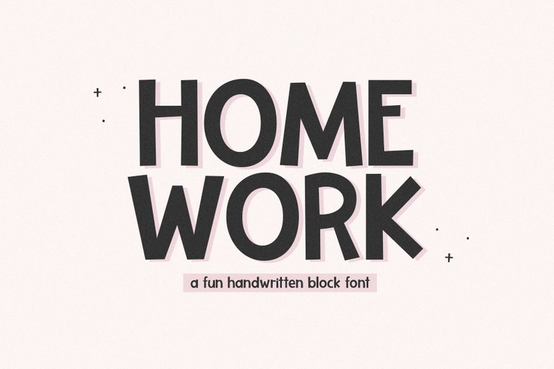 Homework Font - Handwritten Font, Cricut Fonts, Cute Font, Procreate ...