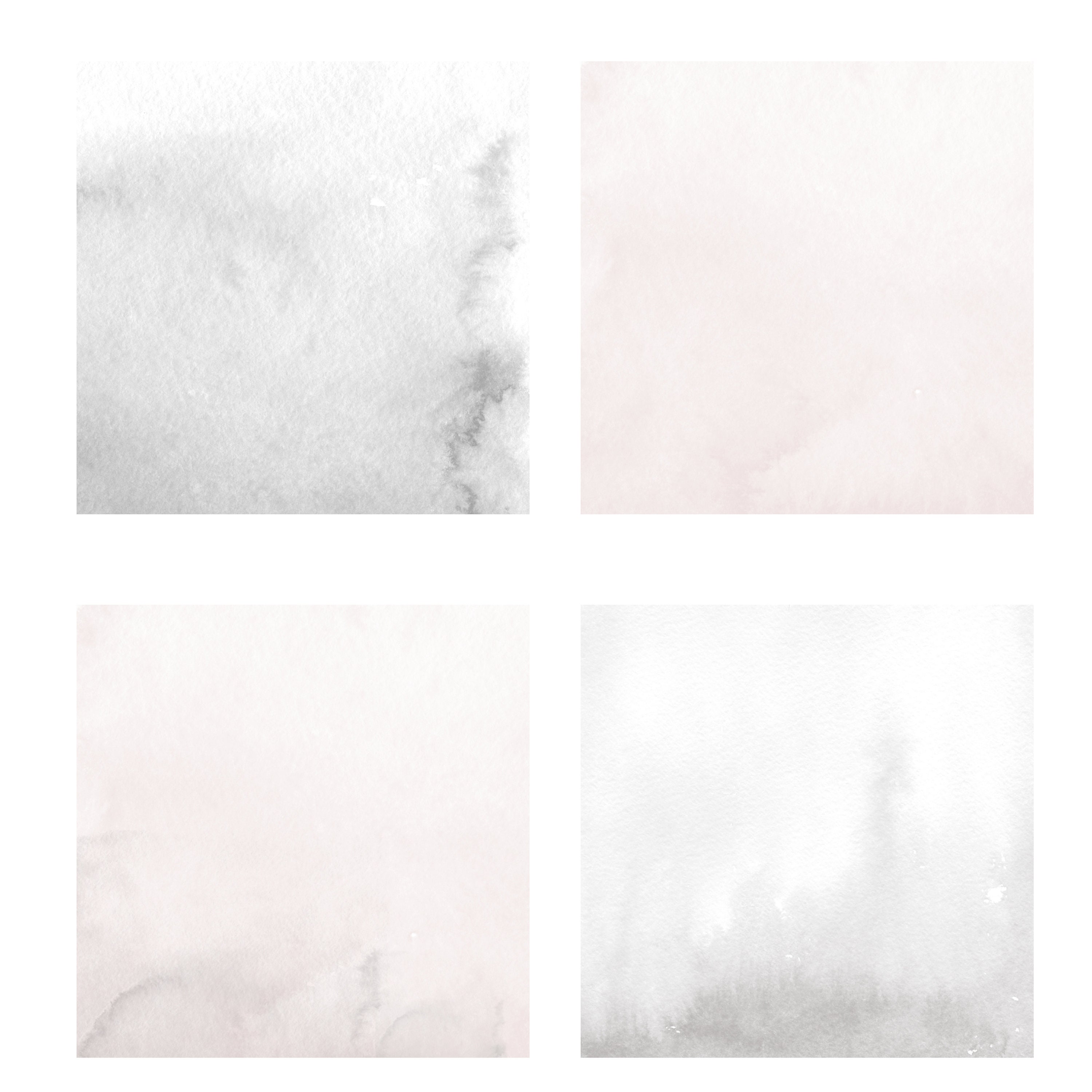 Blush and Grey Watercolor Textures / Papers / Backgrounds 10 Etsy