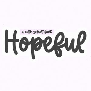 Fuente Hopeful - Fuente de escritura manuscrita, Fuentes Cricut, Fuentes Procreate, Fuentes para Cricut, Fuente Farmhouse, Fuente Goodnotes, Fuente cursiva