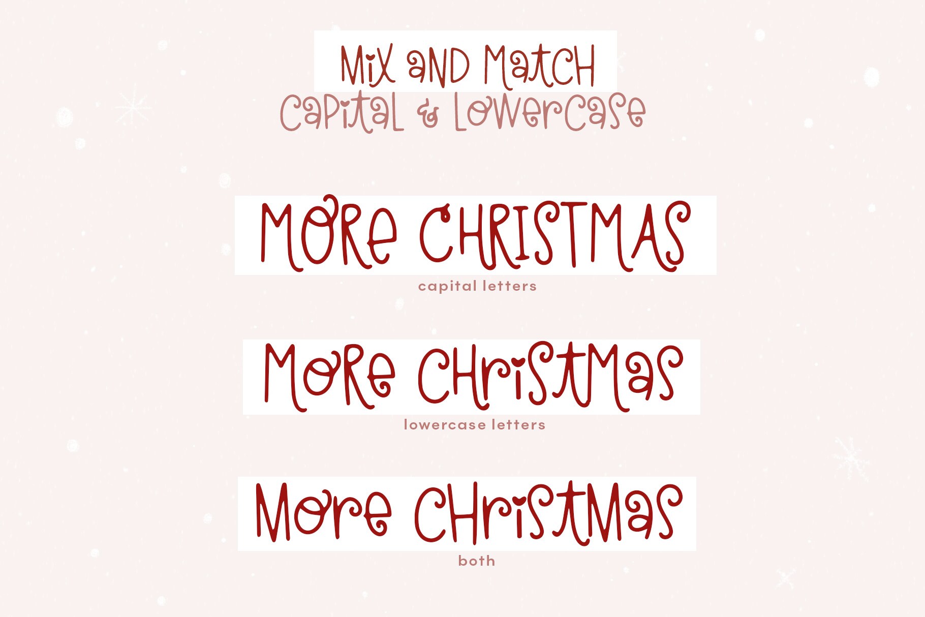 Christmas Kisses Font Christmas Font Holiday Font Fonts  Etsy