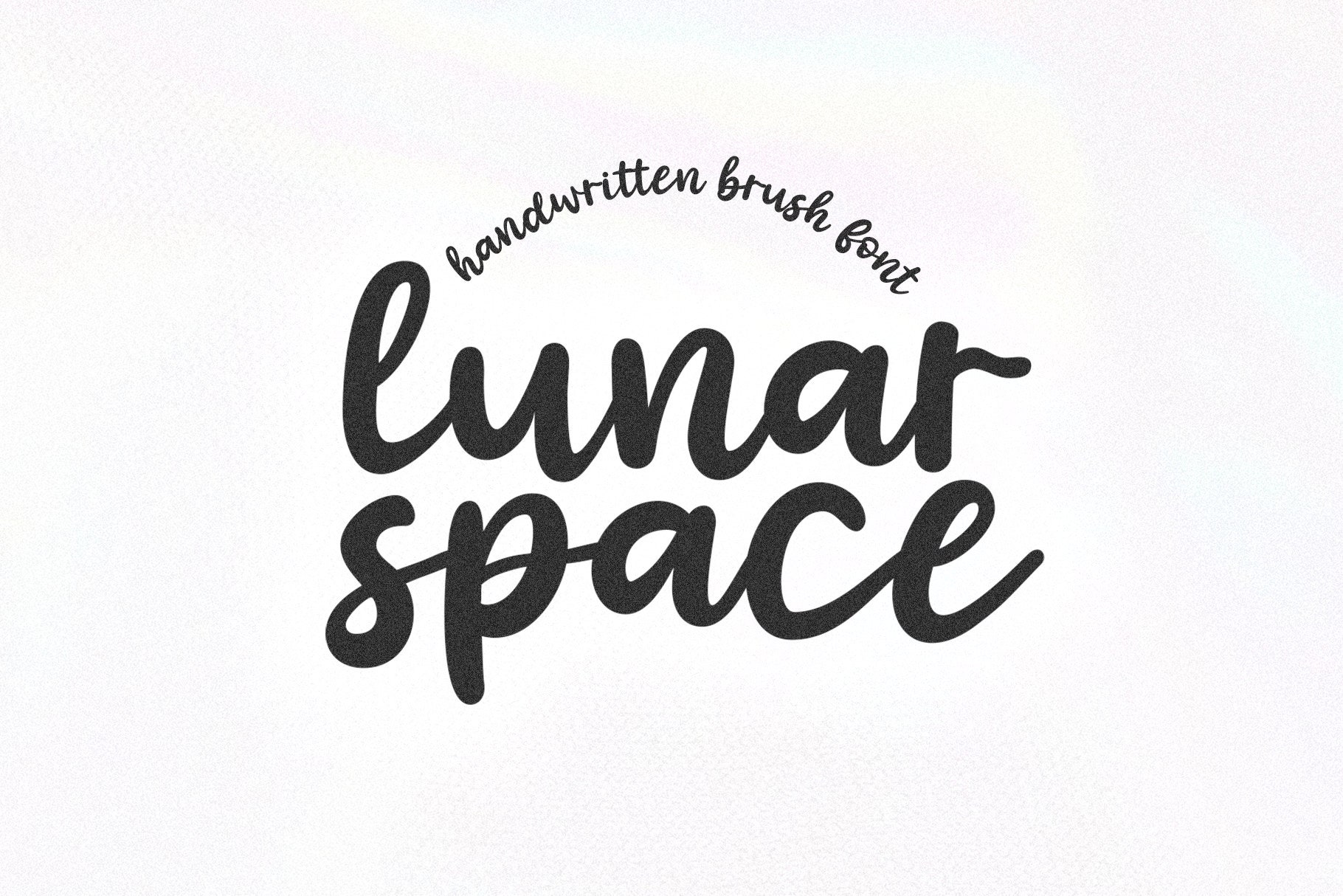 Lunar Space Font - Handwritten Script Font, Cricut Fonts, Retro Font, Cursive Font, Boho Font, Fonts for Cricut, Procreate Fonts