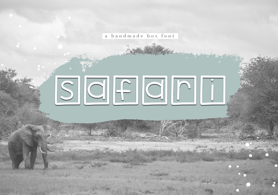 Safari - Fun Handwritten Font - TTF / OTF - Etsy