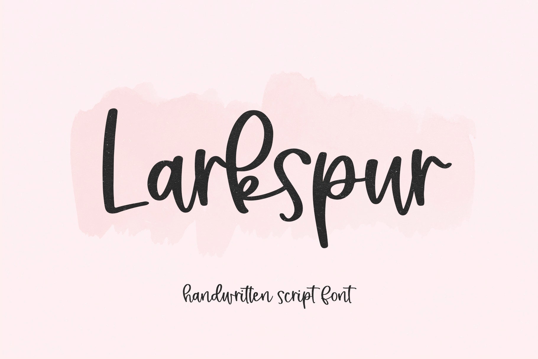 Larkspur Font - Bouncy Script Font, Cricut Fonts, Handwritten font, Calligraphy, Modern Font, Cursive Font, Fonts for Cricut, Boho Font