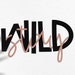 Wild One Font - A Script & Print Handwritten Font DUO, Fonts for Cricut ...