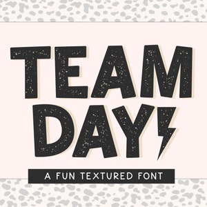 Team Days Font - Distressed Font, Sublimatie Font, Grunge Font, Procreate Fonts, Textured Font, Sport Font, Game Day Font