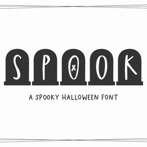 Spook lettertype - Halloween lettertype, Spider lettertype, Cricut lettertype, Spooky lettertype, grafsteen lettertype, lettertypen voor Cricut, eng lettertype, Tombstone lettertype