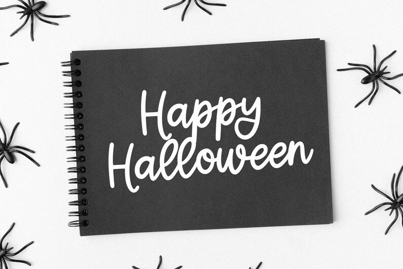 Dark Forest Font Script Font Halloween Font Cricut Fonts Etsy