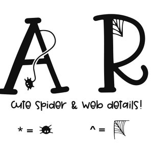 Hey Boo Font - Halloween Font, Spooky Font, Spider Web Font, Halloween ...