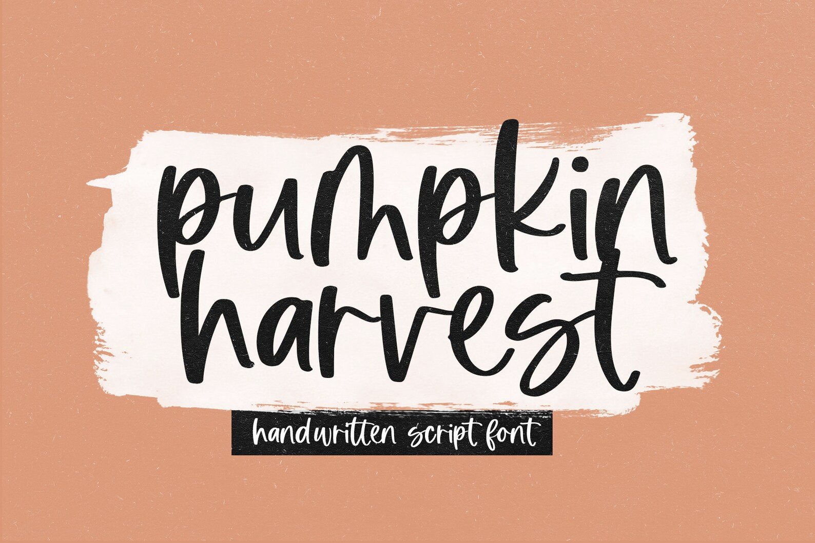 Pumpkin Harvest Font Modern Script Font Handwritten Font Etsy