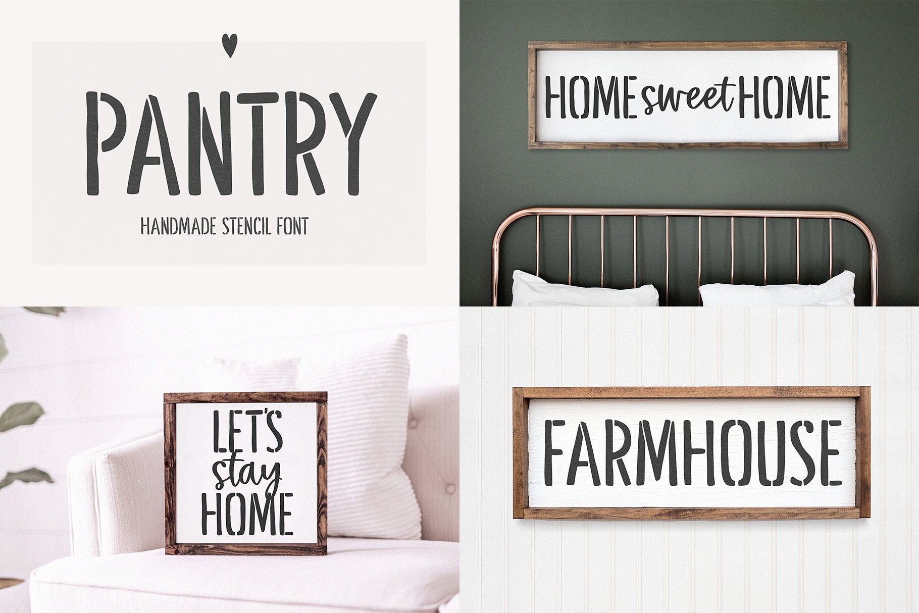 Farmhouse Font Bundle - Cricut Fonts, Farmhouse Fonts, Rustic Fonts ...