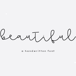 Mooi - Een handgeschreven script lettertype - TTF lettertype
