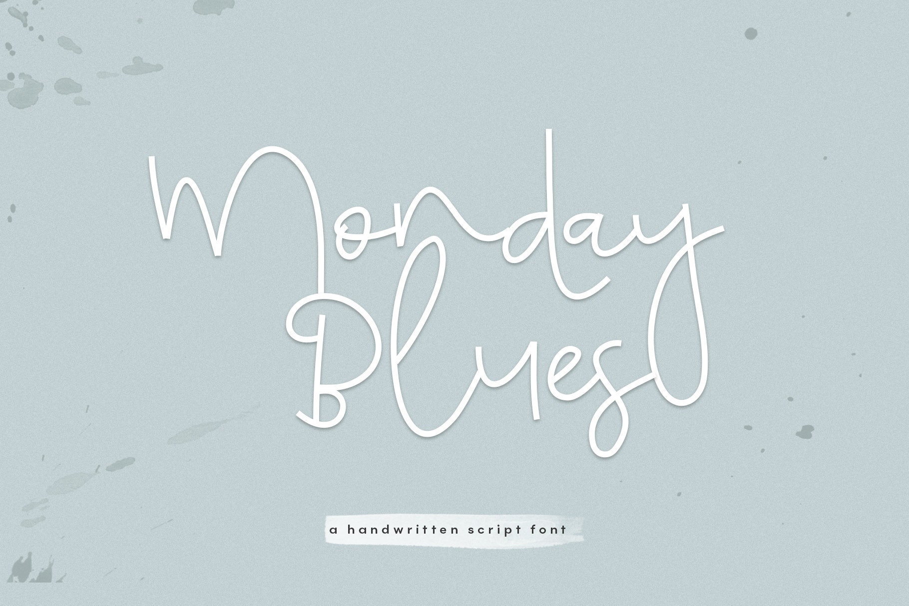 Monday Blues A Chic Handwritten Font TTF & OTF - Etsy