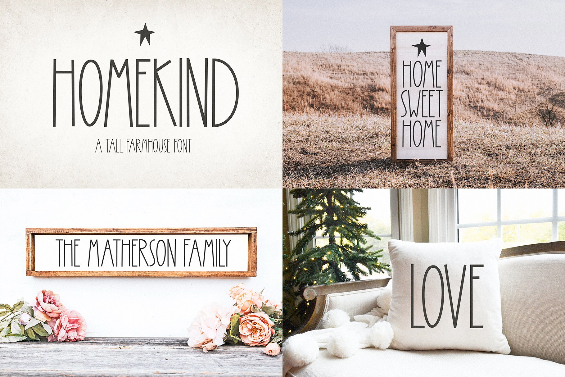 Farmhouse Font Bundle - Cricut Fonts, Farmhouse Fonts, Rustic Fonts ...