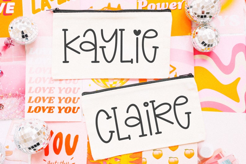 Sadie May Font - Quirky Font, Cricut Fonts, Cute Font, Fonts for Cricut, Sports Mom Fonts, Serif Font, Canva Font, Laser Fonts image 4