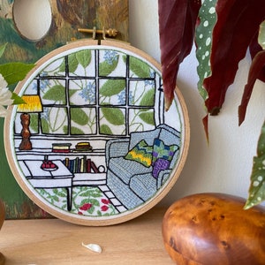 Embroidery Kit Living Room Interior Design, Modern Craft Project ...
