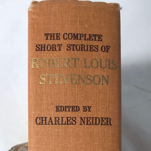 1969 Las historias cortas completas de Robert Louis Stevenson por Charles Neider clase vintage libro antiguo