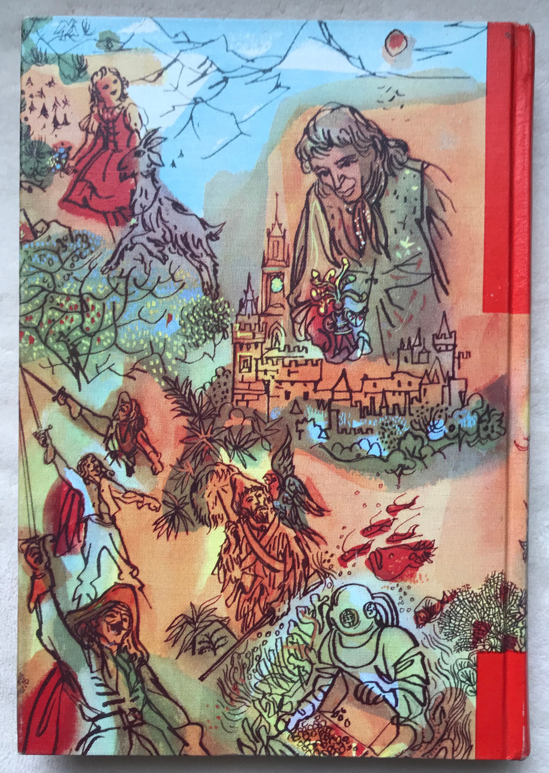 1955 Robinson Crusoe by Daniel Defoe Color Illustrated Hardcover Novel ...