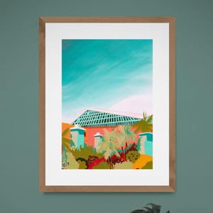 Fort Regent, Jersey, art print,
