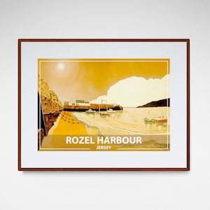 Rozel Harbour, Rozel Bay, jersey, art print, jersey travel art,