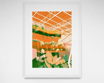Barbican Conservatoire, The Barbican, London, Kunstdruck,