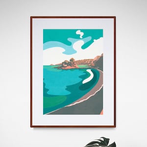 Bouley Bay, Jersey, Channel Islands, art print,