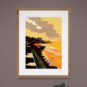 St Brelades Bay, Jersey, art print,