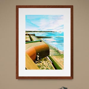 St Ouen, Jersey, Kanalinseln, Kunstdruck,