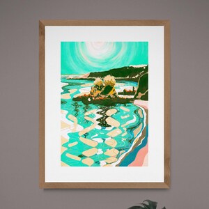 Bouley Bay, Jersey, Channel Islands, art print,