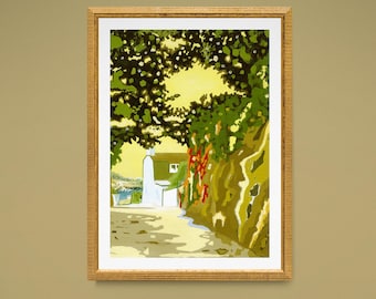 Rozel, Jersey, Kanalinseln, Kunstdruck,