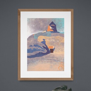 La Hougue Bie, Jersey, art print, jersey heritage,