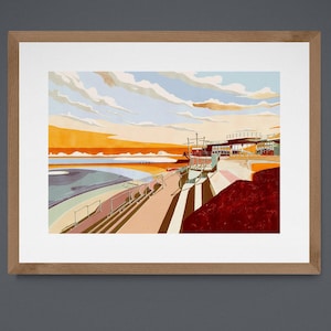 Havre Des Pas Lido, Jersey, art print,