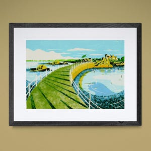 La Rocque, Jersey, Islas del Canal, impresión de arte,