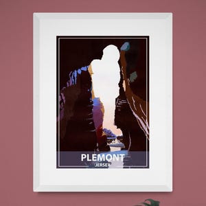 Plemont Jersey, Plemont Caves, jersey, art print,