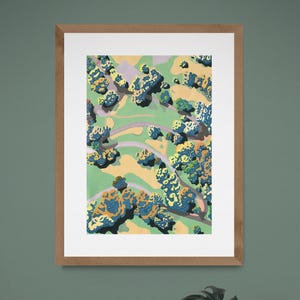 Bouley Bay Hill Climb, Jersey, art print,