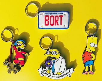 The Simpsons Collection Keyrings/Decorations
