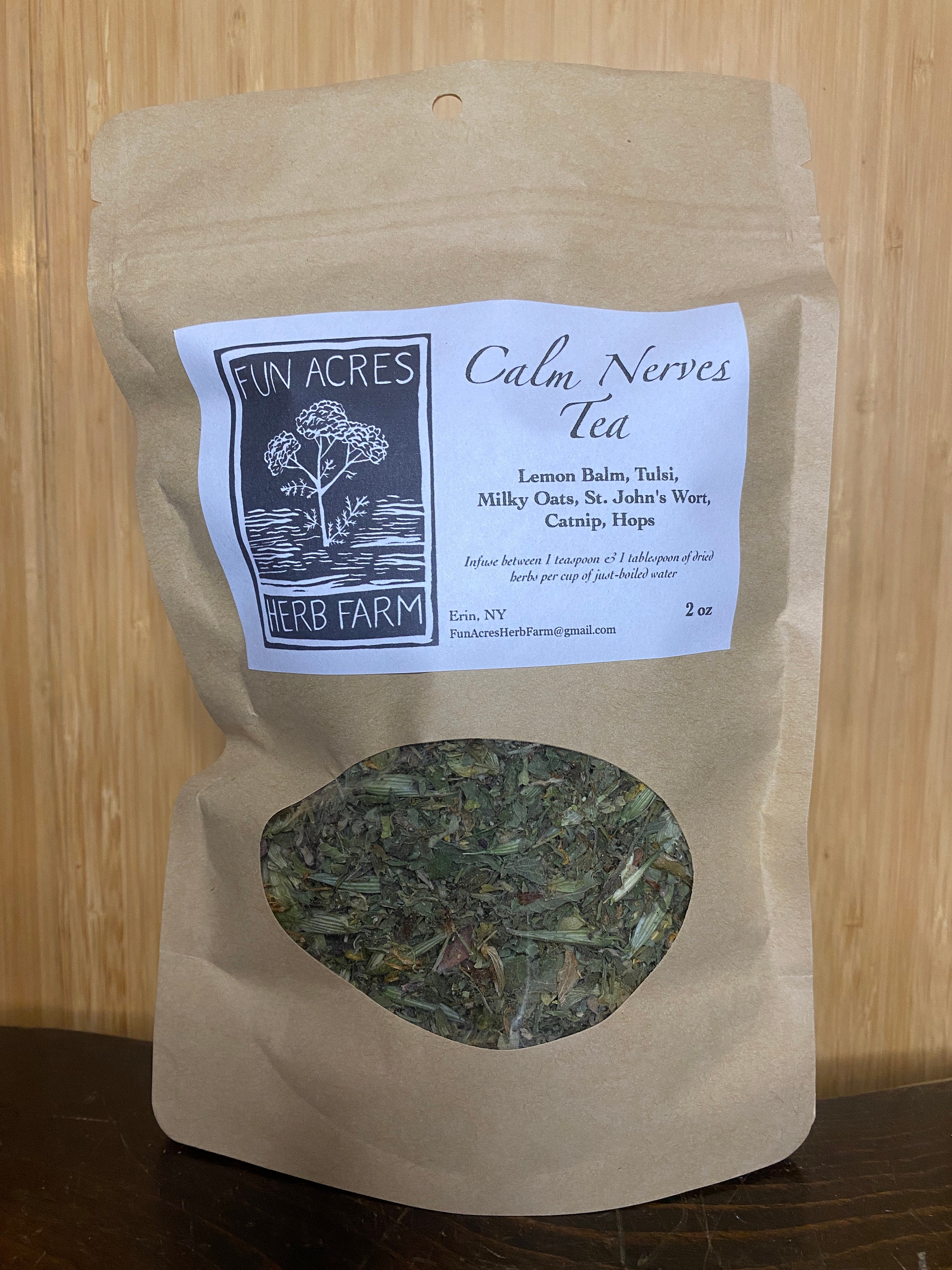 Calm Nerves Herbal Tea Blend Etsy
