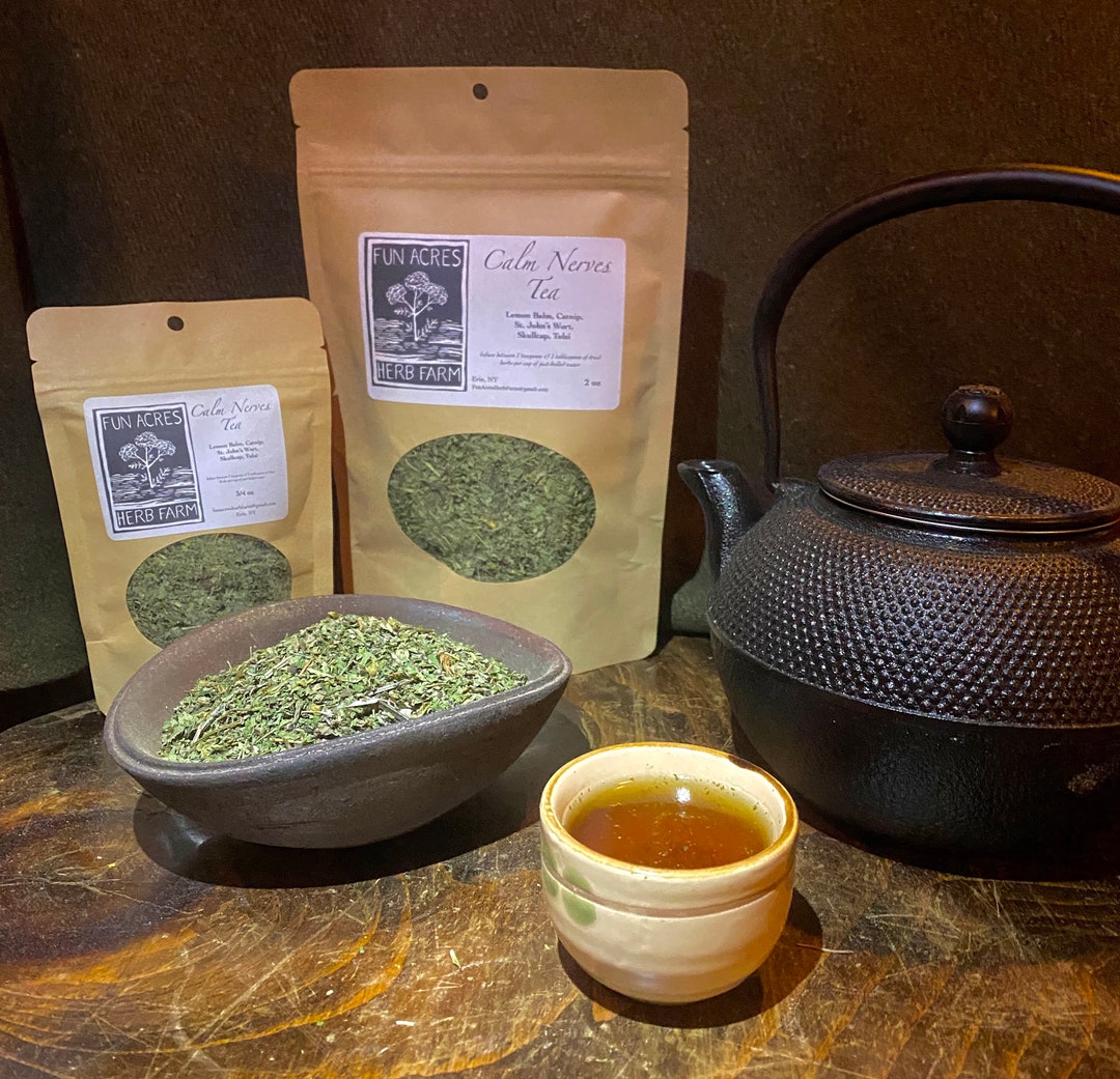 Calm Nerves Herbal Tea Blend Etsy