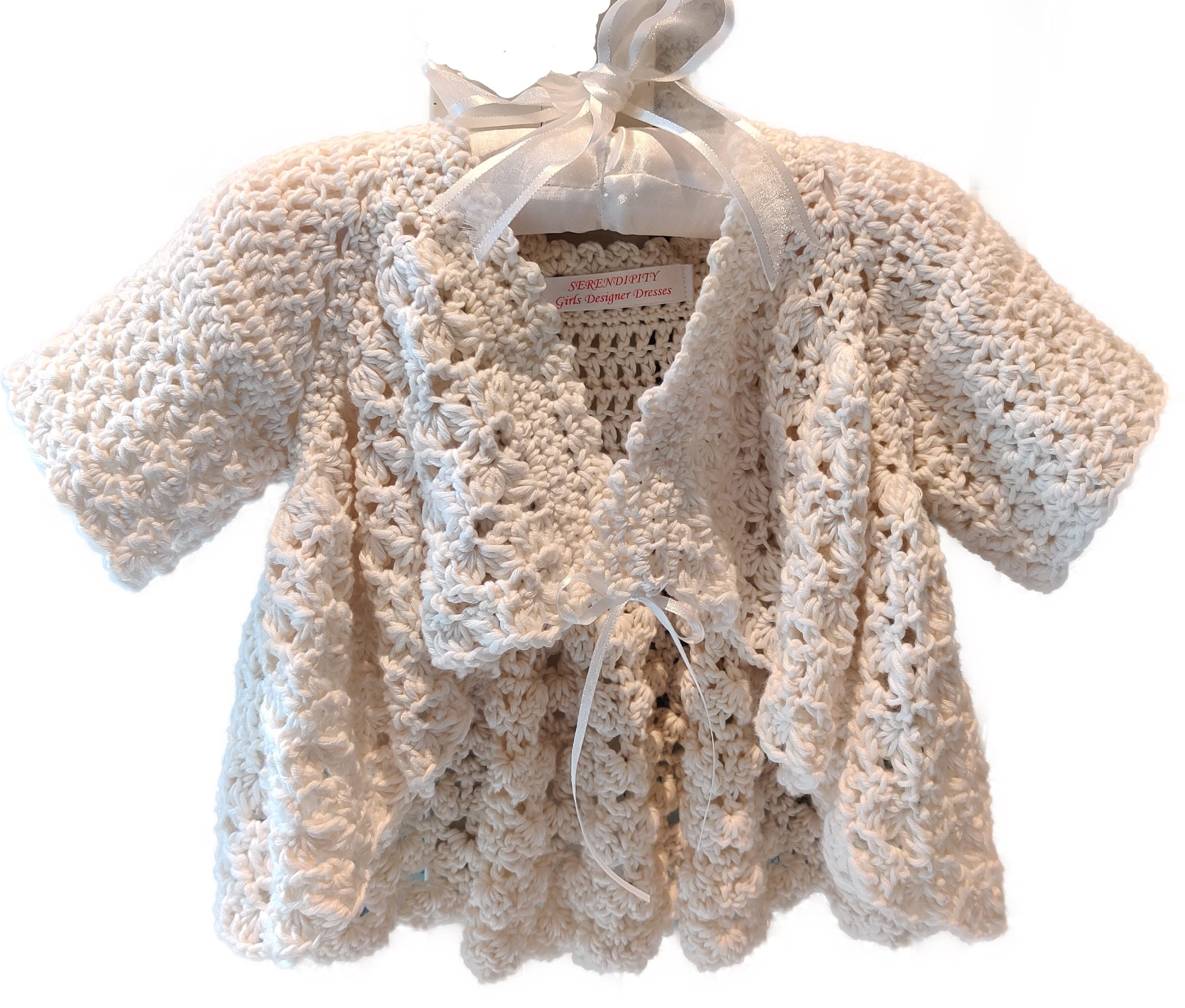 Bamboo & Cotton Cream Cardigan Age 2