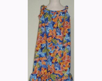 Amber Butterfly Print Cotton Dress Age 8