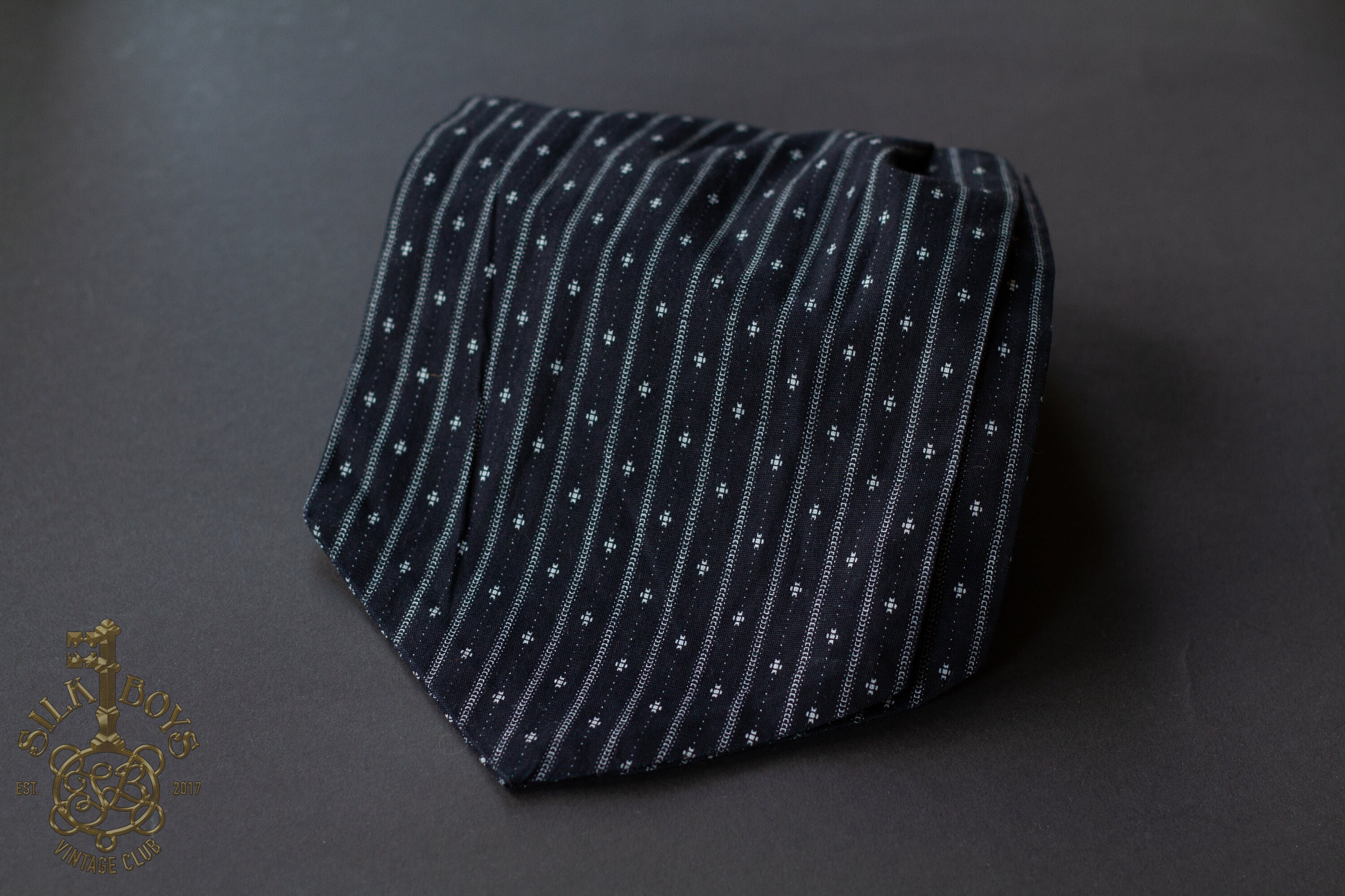 Bluish Black And Light Grey Striped Printed Vintage 100 Etsy Ireland Bluish Black And Light Grey Striped Printed Vintage 100 Etsy Ireland