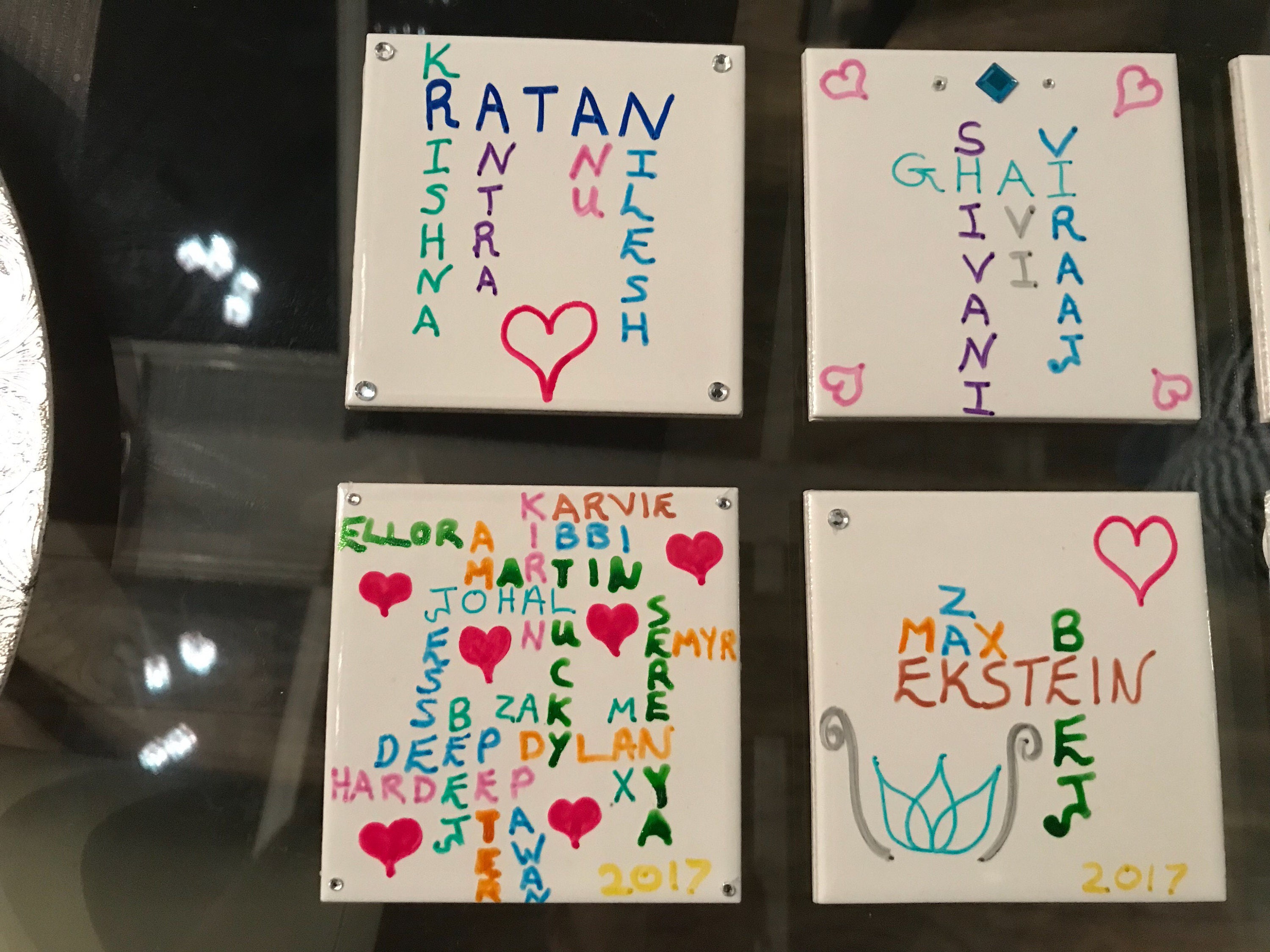 Posavasos de árboles genealógicos personalizados | Etsy