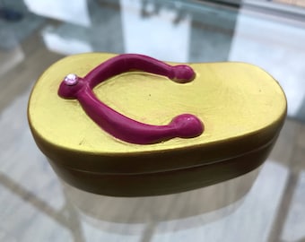 Flip flop trinket box