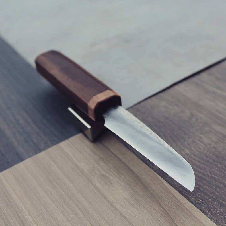 Japanese Petty Knife Fruit Paring Knife Fruit Carving Knife Etsy