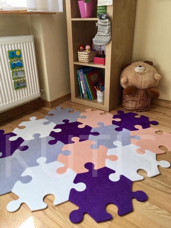 Goed opgeleid varkensvlees vervorming Puzzel tapijt Pastelkleuren Hoekige vorm tapijt Voor kinderen - Etsy  Nederland