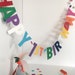 Happy Birthday Garland Personalised Birthday Banner Custom Name ...