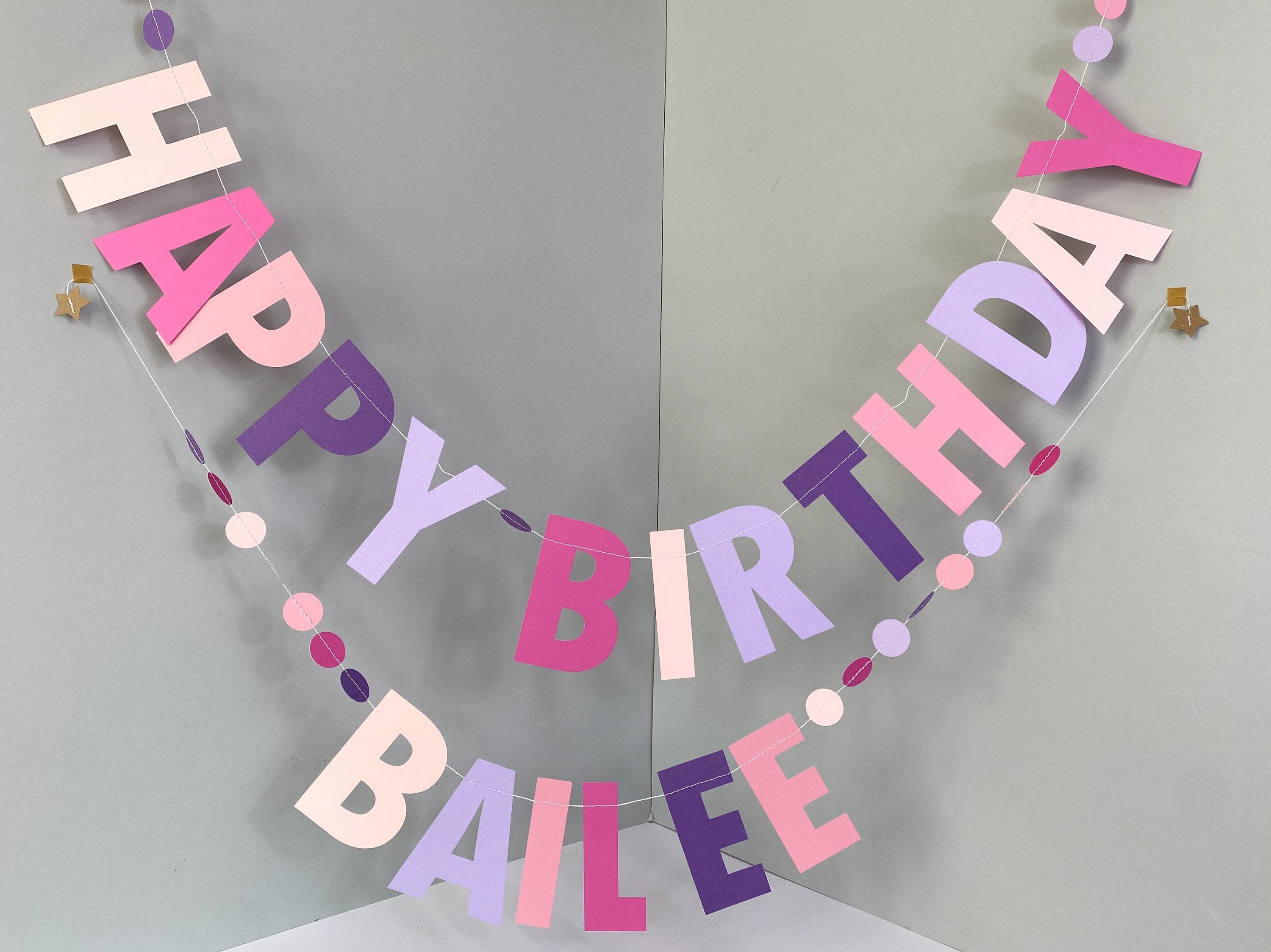 Birthday Party Decorations, Girls Birthday Ribbon, Birthday Girl