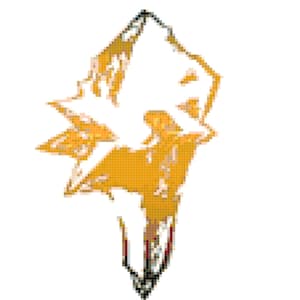 Final Fantasy IX Logo - Cross-Stitch Pattern