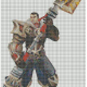 League of Legends Jayce - Kreuzstichmuster