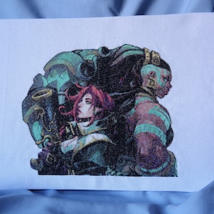 League of Legends Illaoi and Miss Fortune - Handmade Cross Stitch